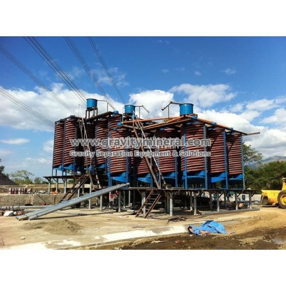 クロム沖積鉱石選鉱ソリューション（重力＋磁気分離）